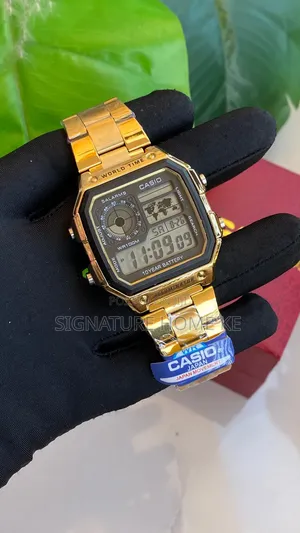 Casio Worldtime Metallic Watch