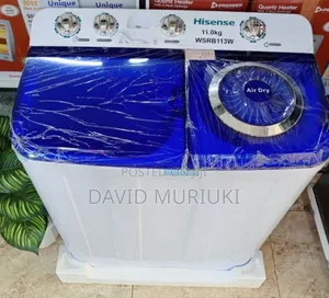 Hisense Twin Tub Top Load Semi Automatic Washing Machines; 7.5kgs