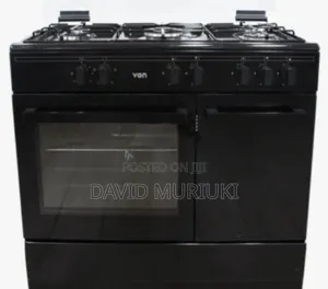 60*90 Von Vcf965031nsk Freestanding Cooker – 5 Gas Burners,