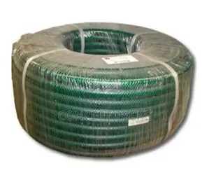 Green Braided Water Hose Pipe 3/4 Inch X 50mtrs