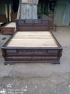 Classic Wooden Bed Size 5 by 6.