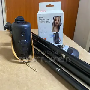 Detachable Remote, Smart Shooting Holder Black Auto Face Tracking