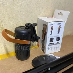 360° Rotation Ai Face Recognition Phone Tripod for Vlog Video Black