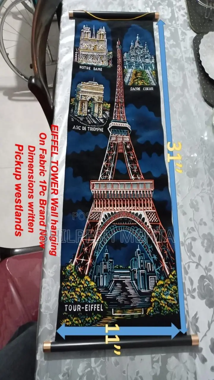 Wall Hanging Eiffel Tower Clearing