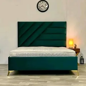 Modern Upholstered Bed Size 5 by 6.