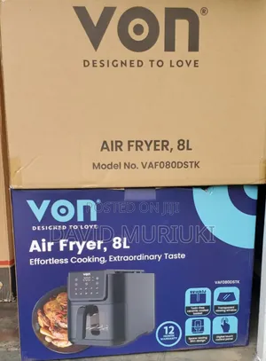 Von 8l Digital Slim Design Air Fryers