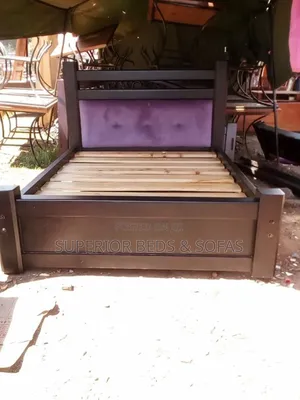 Upholstered Wooden Bed