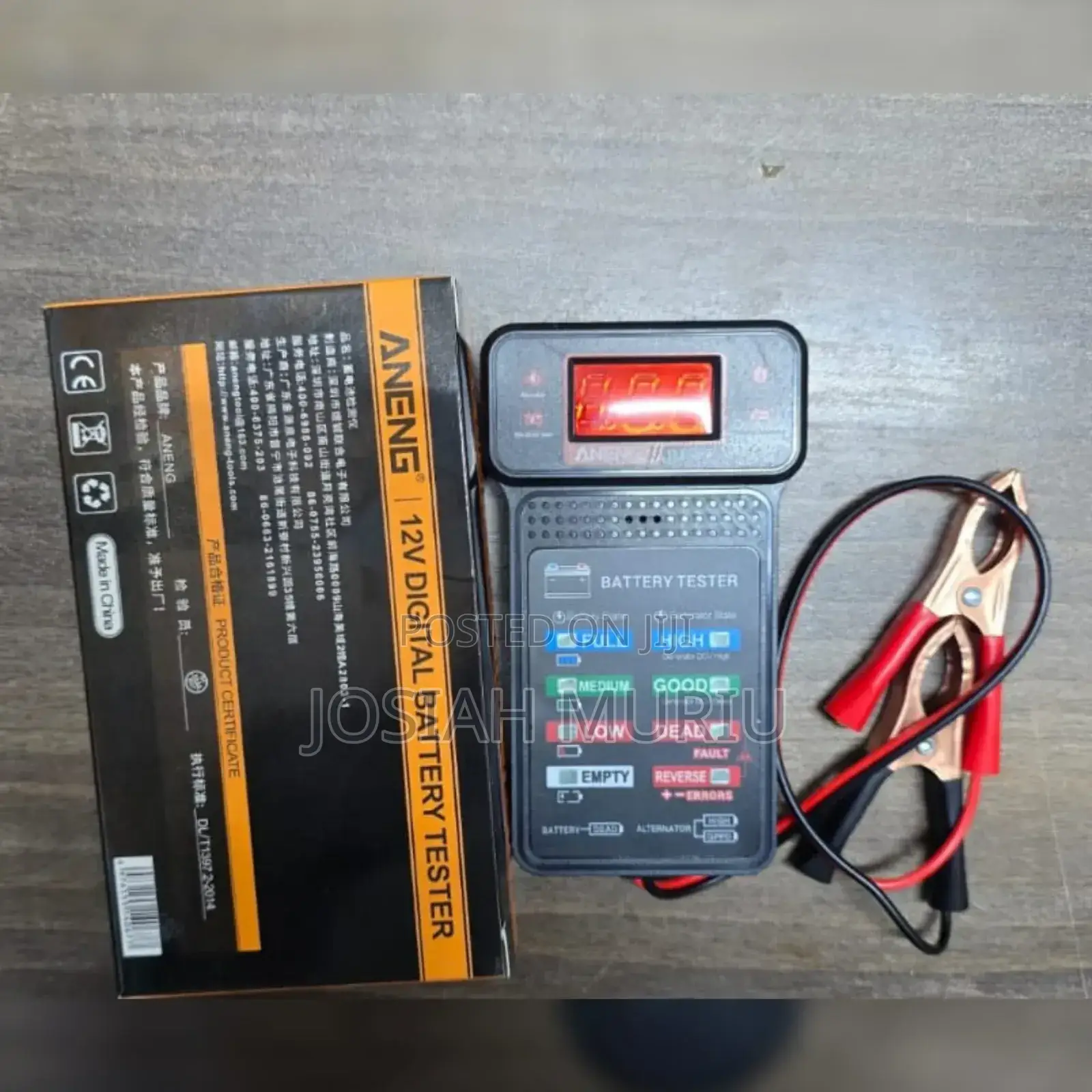 Aneng 12v Digital Battery Tester.