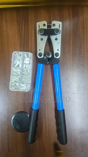Manual Battery Cable Lug Crimping Tool Kit.