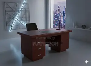 Practical 1.4m Wooden Office Desk for Daily Tasks