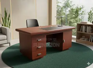 Classic 1.4m Wooden Office Desk for Workspaces