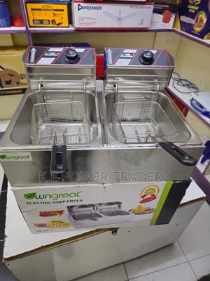 6l+6l Double Electric Chips Deep Fryer