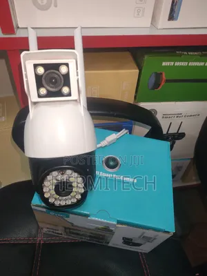 Dual Lense 4g Electric Camera Connects to Sim Card and Also Ethernet