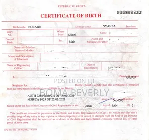 Birth Certificate