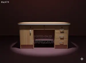 Compact Modern Office Desk With Wide Desktop