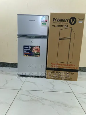 Double Door Mini Fridge With Top Mounted Freezer