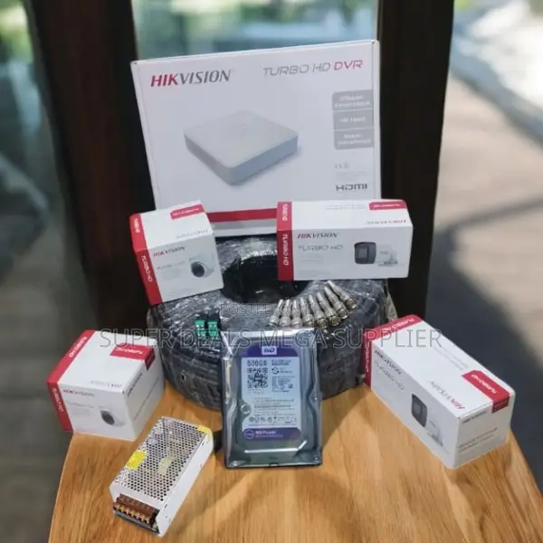 Hikvision 4 Turbo 2mp CCTV Camera System With Real Time Capture