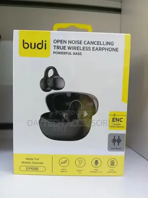 The Budi Ep68b Open-Ear Clip Headphones.