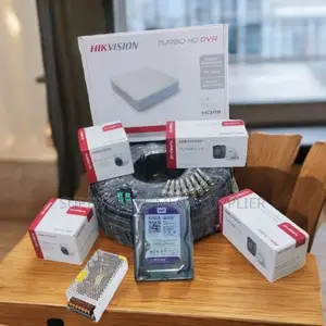 Hikvision 4 Turbo 1080p CCTV Camera System for Indoor and Outdoor Use