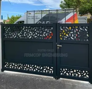 Modern CNC Laser Cut Metal Main Gate