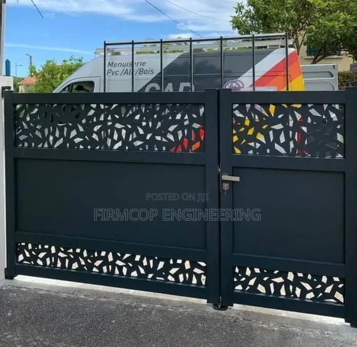 Modern CNC Laser Cut Metal Main Gate