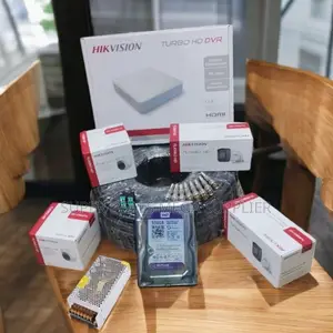 Hikvision 4 Turbo 2mp CCTV Cameras System With Clear Day Night Viewing