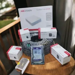 Hikvision 4 Turbo 1080p Hd CCTV Cameras System With 1 Year Warranty