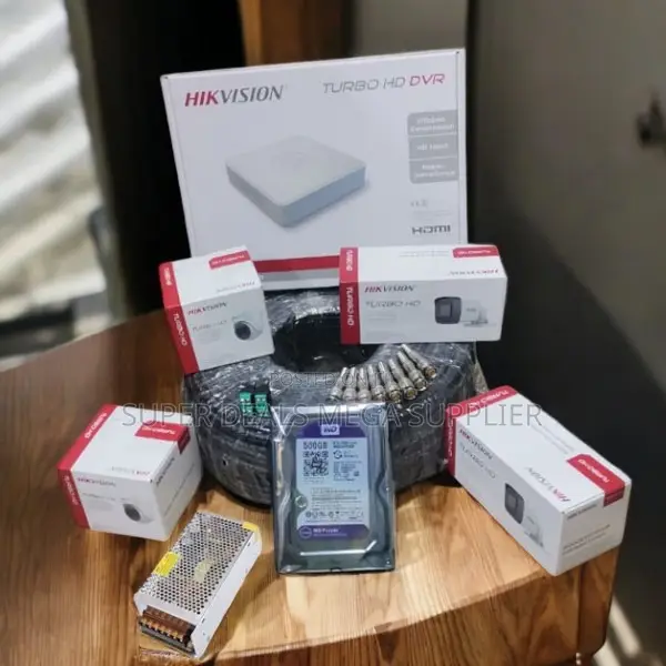 Hikvision 4 Turbo Hd 2mp CCTV System Kit With Reliable Night Vision