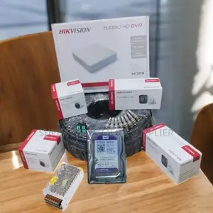 Hikvision 4 Turbo Hd 2mp CCTV Cameras System With Real Time Monitoring