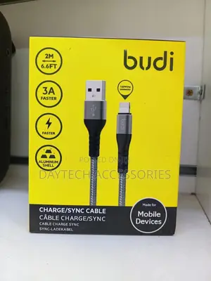Budi 2m iPhone Usb Cable - Fast Charging