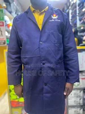 Straigt Cut Navy Blue Coat