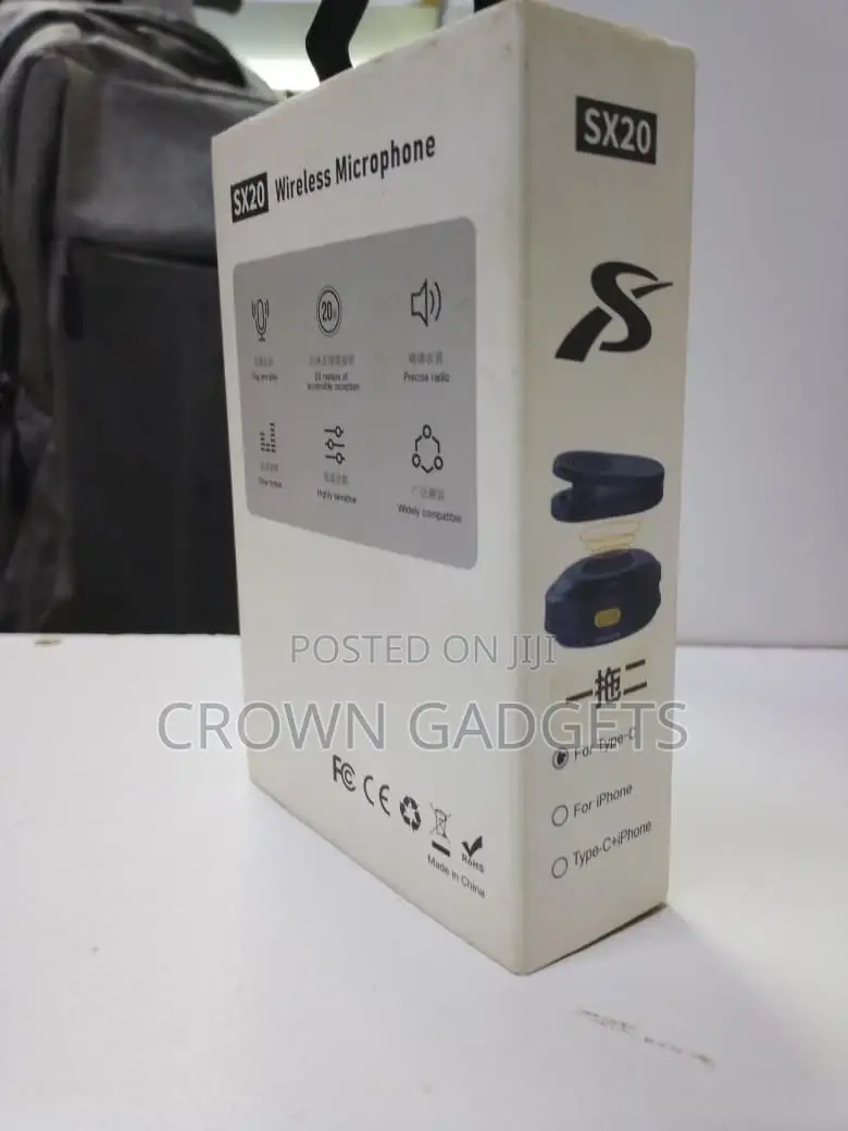 Sx20 2.4g Wireless Microphone for Vlogging Interviews