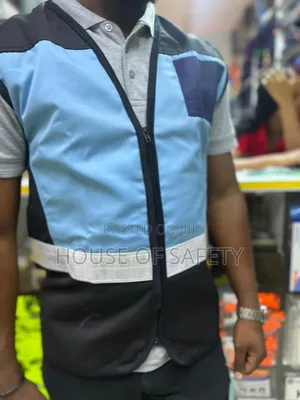 2 Colours Piped Sleeveless Jackets