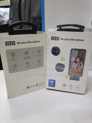 Sx20 Wireless Mic for Vlogging/Interviews (Noise Red.)