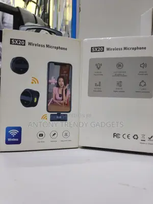 Sx20 Wireless Microphone: Plug-and-play, 20m Range