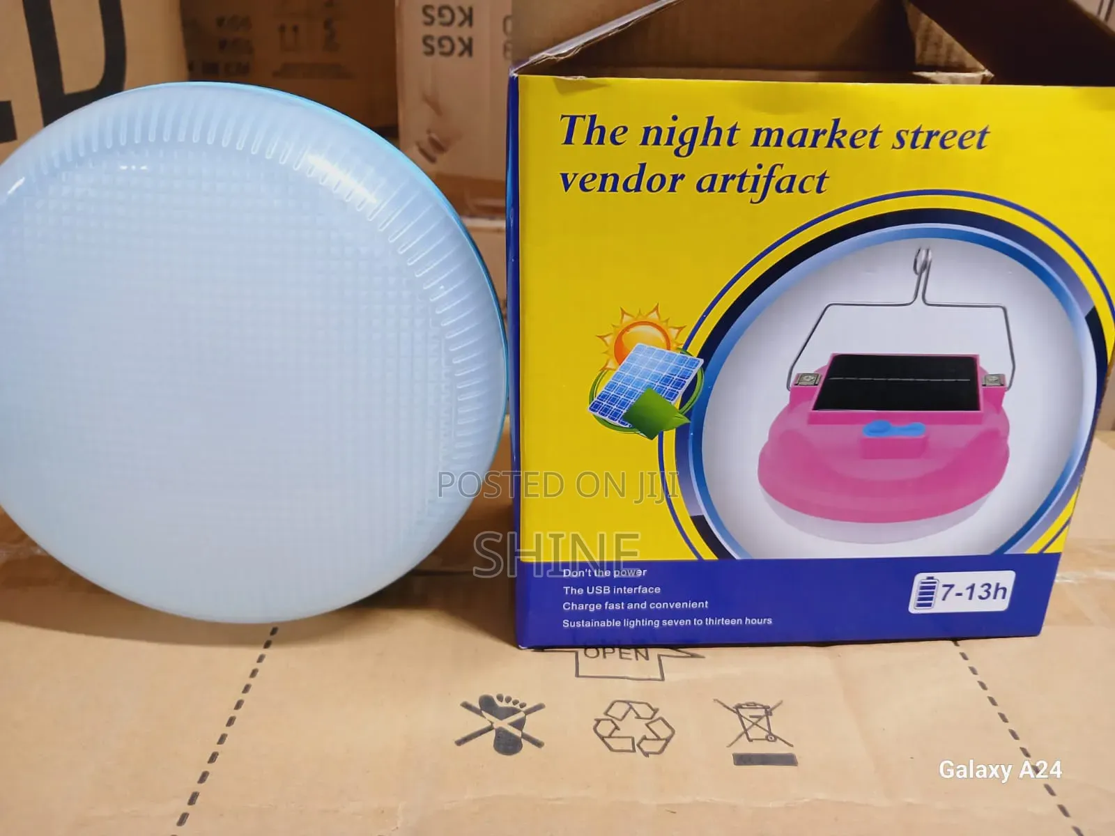 Night Market Vendor Solar Light