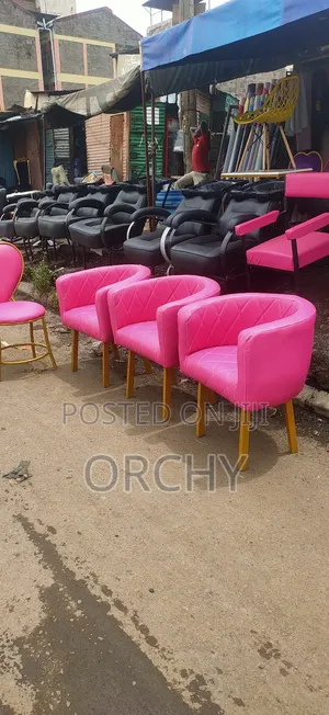 Pink Salon Seats/ Manicure Seats
