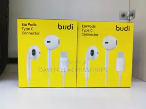 Budi Type-C Earpods With Mic – White