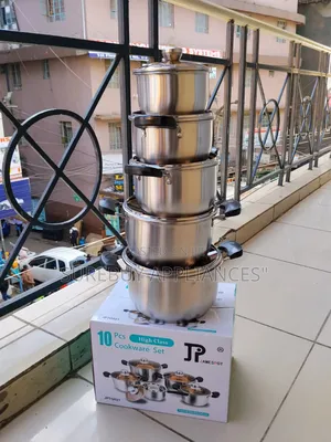 Jp 10pcs Stainless Cookware