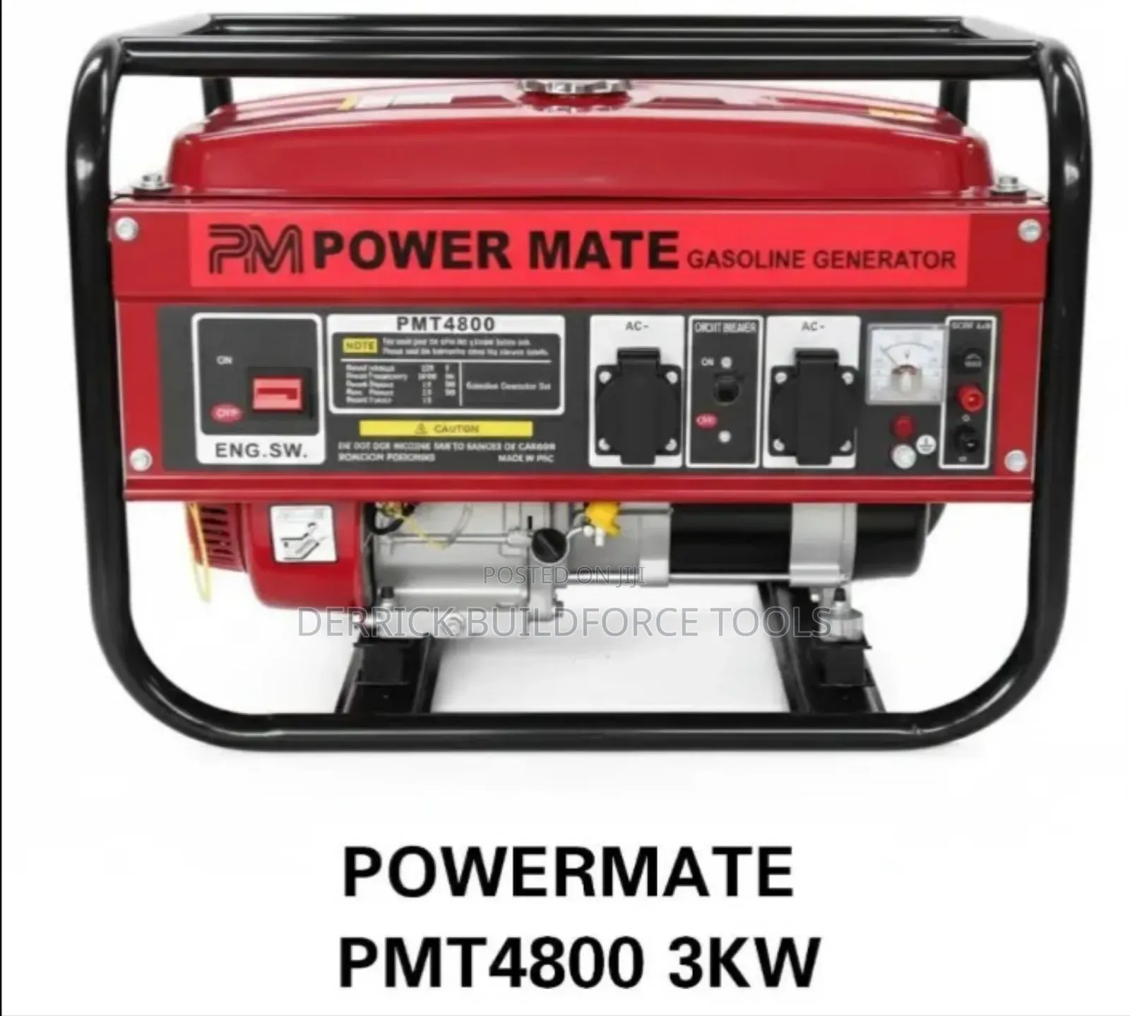 Powermate Pmt4800 3kw Gasoline Generator