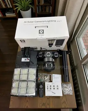 Smartphone App Control 12mp 4g Solar Camera With Solar Street Light