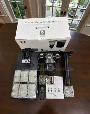 High Quality 12mp 4g Solar CCTV Camera With Solar Street Light