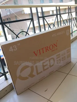 Vitron 43" Qled Android Tv - Frameless Design | Bluetooth | Smart
