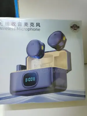 Clip-on Wireless Microphone System With Charging Case