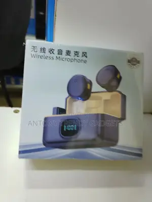 Clip-on Wireless Microphone System With Charging Case