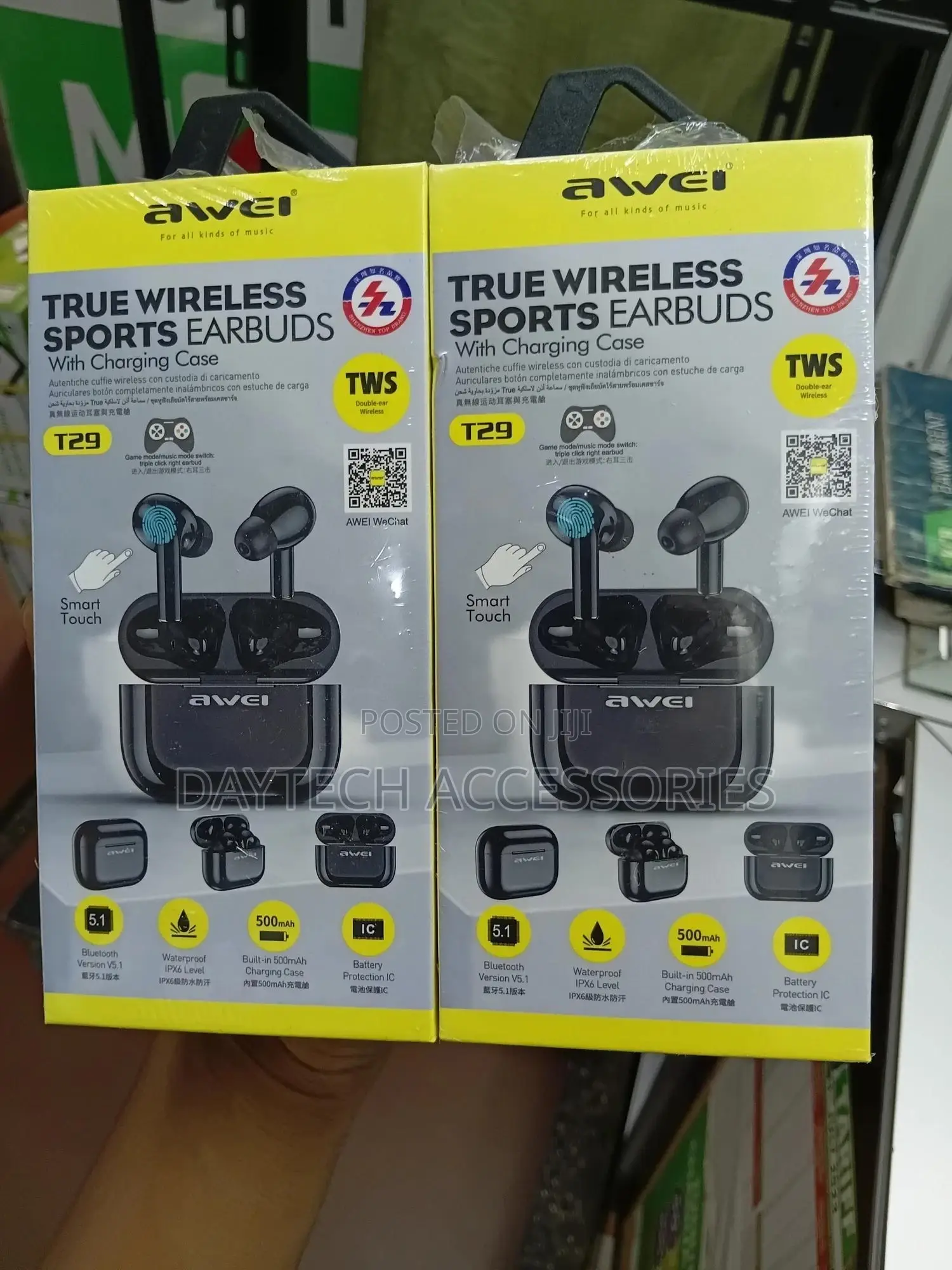 Awei T29 True Wireless Earbuds Bluetooth 5.0