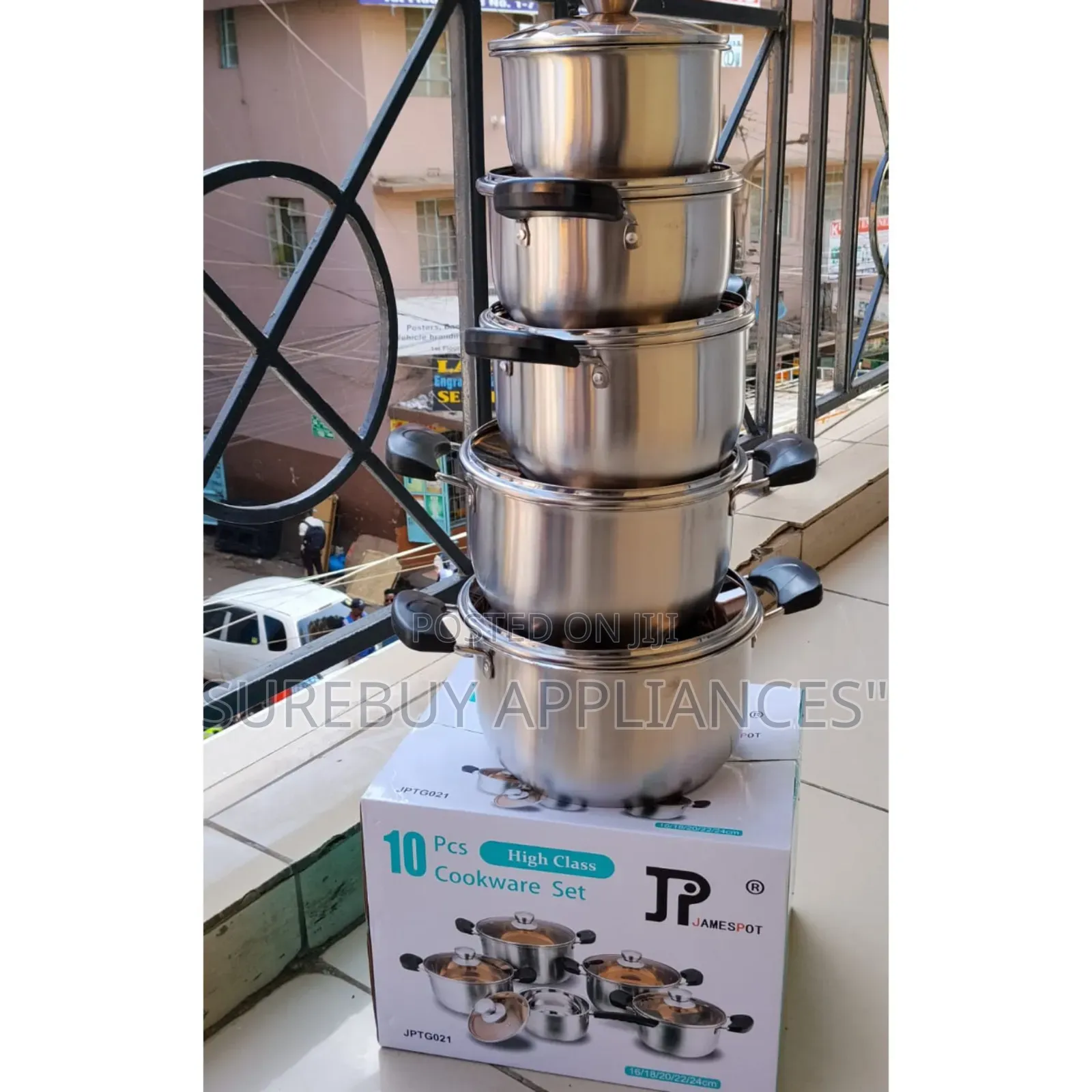 Heavy Duty 10pcs Stainless Steel Pot Set