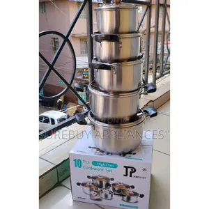 Heavy Duty 10pcs Stainless Steel Pot Set