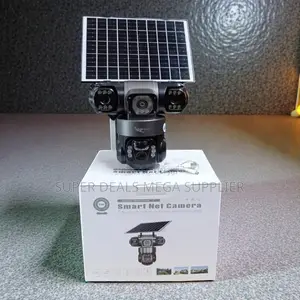 Multi User Access 12mp 4g Ptz Rotating Triple Lens Solar Cctv Camera