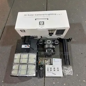 Auto Tracking Support 12mp 4g Solar Camera With Solar Street Light